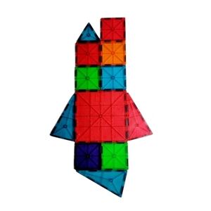 Set Of 12 Different MAGNA-TILES Magnetic Building Tiles